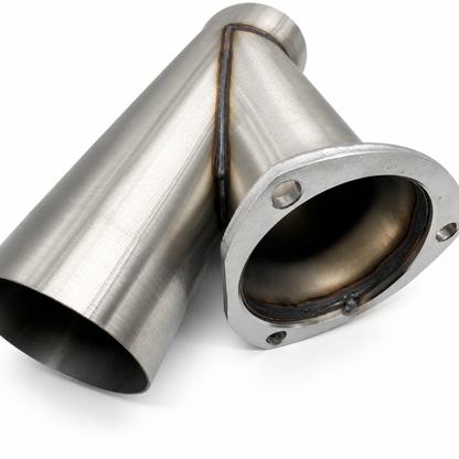 3.50" Y-Pipe ONLY - Stainless Steel-Slip Fit - 302535-Y