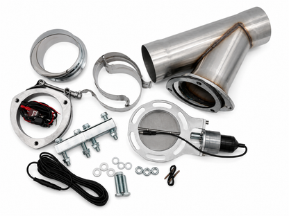 Granatelli Motor Sports Electronic Exhaust Cutout Kit 302535 - Stainless Steel Slip-Fit : 3.50" inches
