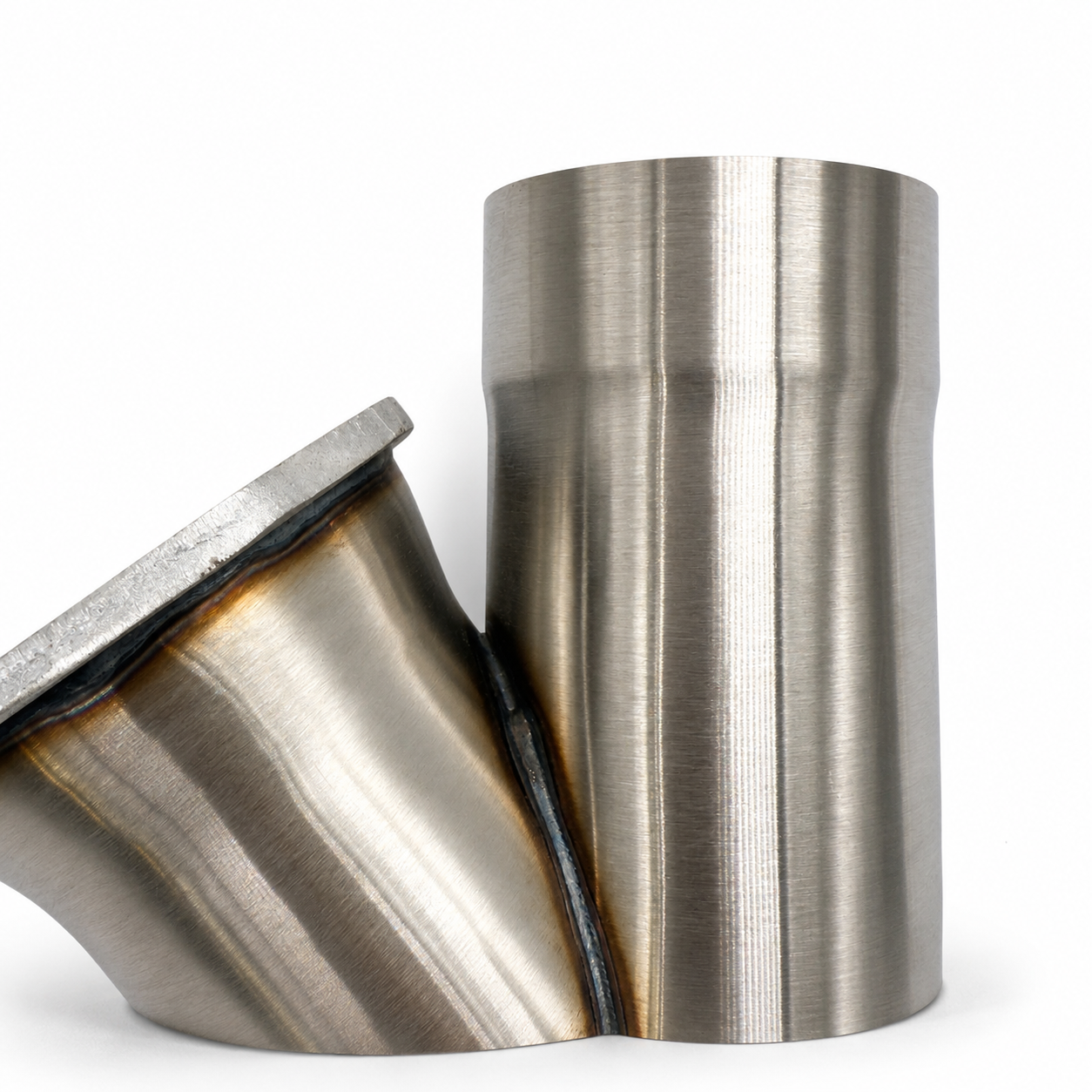 4.00" Y-Pipe ONLY - Stainless Steel-Slip Fit - 302540-Y