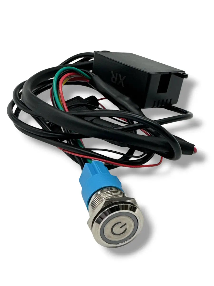 Granatelli Motor Sports Billet Illuminated Exhaust Cutout Push Button- "CHROME" -303512CHR
