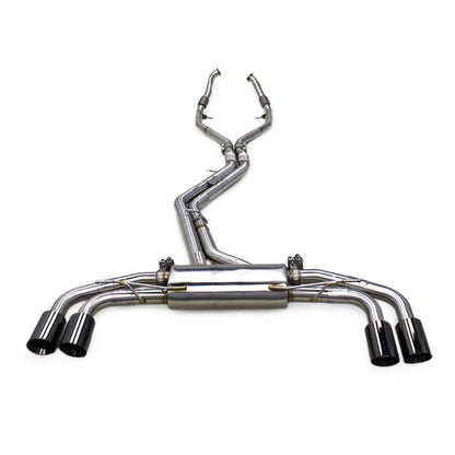 T304 Stainless Valved Catback Exhaust System for Audi Q8 RSQ8 4.0T