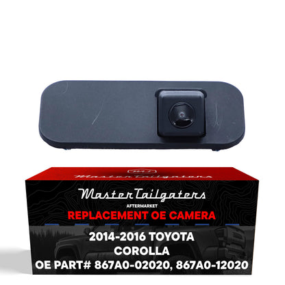 Toyota Corolla (2014-2016) OEM Replacement Backup Camera OE Part # 867A0-02020, 867A0-12020