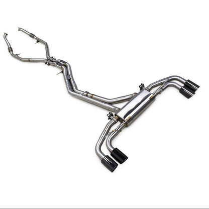 T304 Stainless Valved Catback Exhaust System for Audi Q8 Q8 2.0T 3.0T