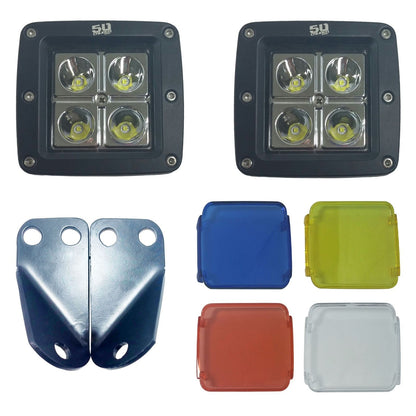 A-Pillar Pod Light Mount Brackets for Yamaha YXZ1000R