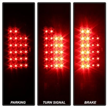 SPYDER Xtune Dodge Ram 02-06 1500 / Ram 2500/3500 03-06 LED Tail Light Black ALT-JH-DR02-LED-BK 5072979