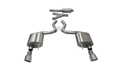 Corsa Performance 15-16 Ford Mustang EcoBoost 2.3T Sport 3in Cat-Back Dual Rear