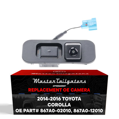 Toyota Corolla w/ Smart Entry System (2014-2016) OEM Replacement Backup Camera OE Part # 867A0-02010, 867A0-12010