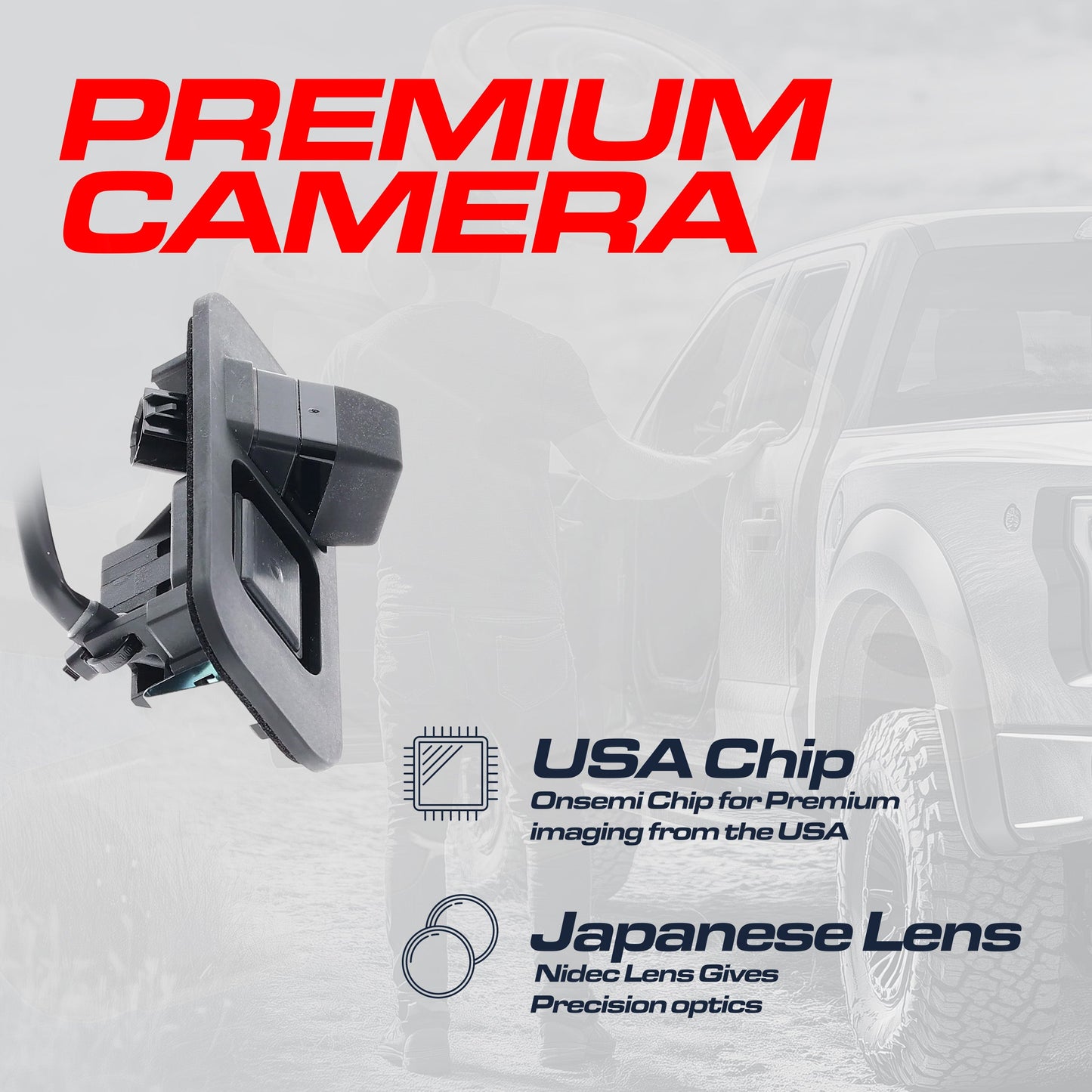 Toyota Corolla w/ Smart Entry System (2014-2016) OEM Replacement Backup Camera OE Part # 867A0-02010, 867A0-12010