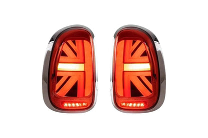 Mini Cooper - Red and Smoked - LED Tail Lights Upgrade (2010-2016)
