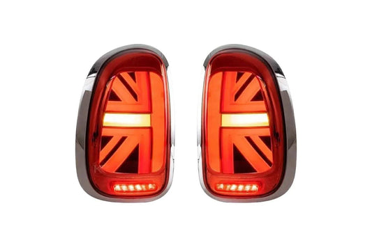 Mini Cooper - Red and Smoked - LED Tail Lights Upgrade (2010-2016)