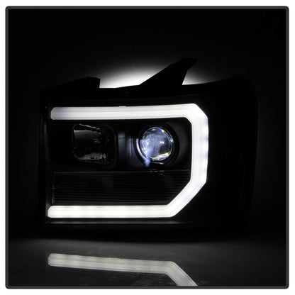 Spyder GMC Sierra 1500/2500/3500 07-13 Denali 08-13 LED Headlights Blk PRO-YD-GS07V2PL-BK 5087522