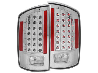 Anzo 2006-2008 Dodge Ram 1500 LED Tail lights Chrome