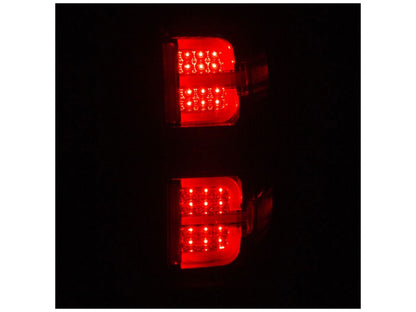 Anzo 2014-2016 Chevrolet Silverado LED Taillights Red/Clear