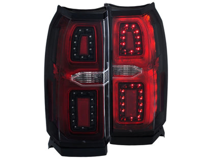 Anzo 2015-2016 Chevrolet Tahoe LED Taillights Black G2