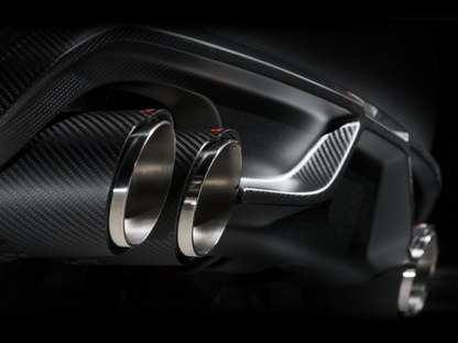 Akrapovic 15-17 BMW X5M (F85) Evolution Line Cat Back (Titanium) w/ Carbon Tips S-BM/T/1