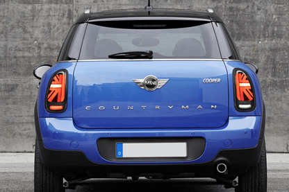Mini Cooper - Red and Smoked - LED Tail Lights Upgrade (2010-2016)