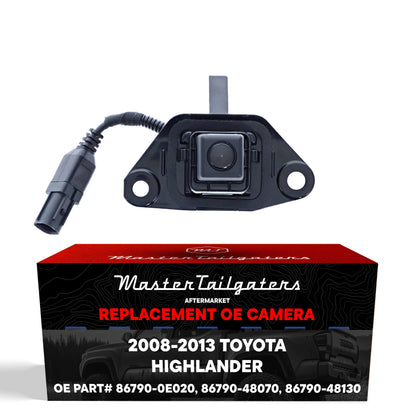 Toyota Highlander + Hybrid (2008-2013) OEM Replacement Backup Camera OE Part # 8679048130, 8679048070, 867900E020