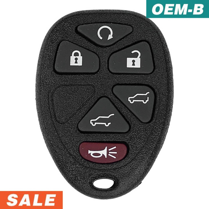 GM 2007-2014 OEM 6 Button Keyless Entry Remote with Hatch & Hatch Glass OUC60270