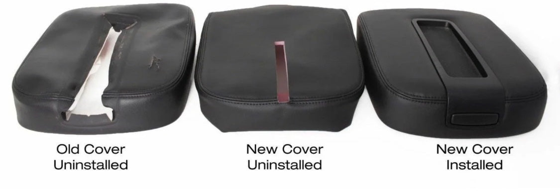 2007-2014 Chevy Tahoe Suburban Center Console Replacement Cover BLACK
