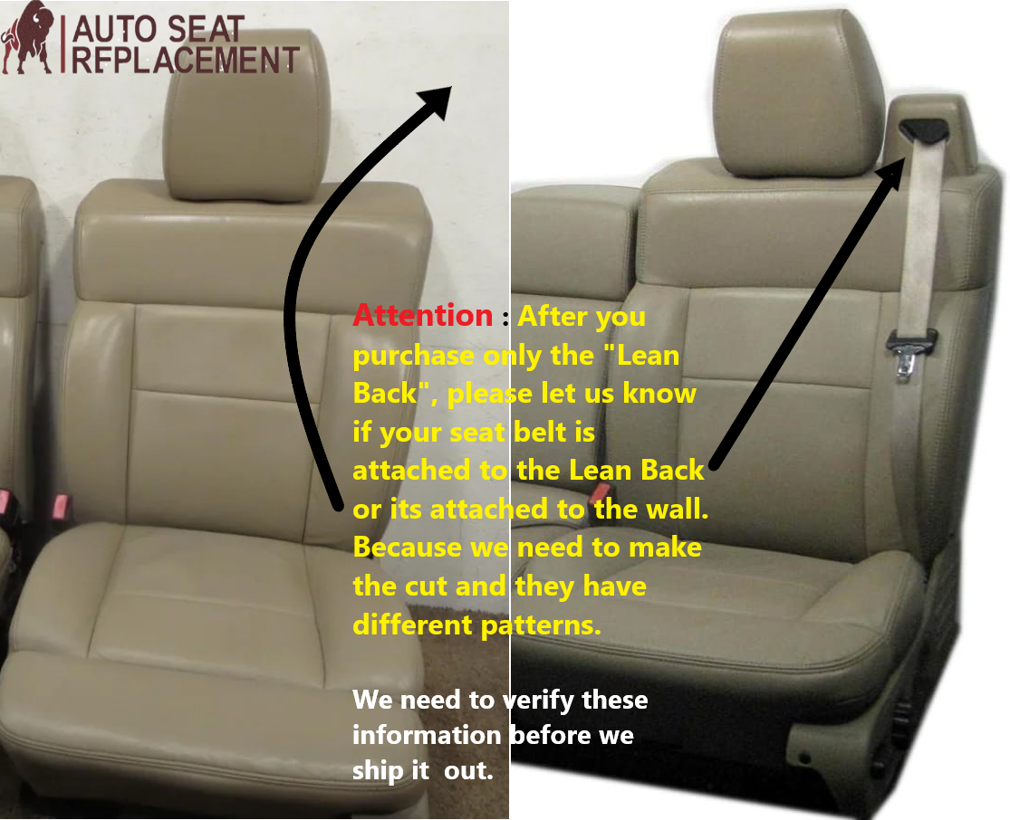 2004-2008 Ford F150 Seat Cover in Black: Choose Leather or Vinyl