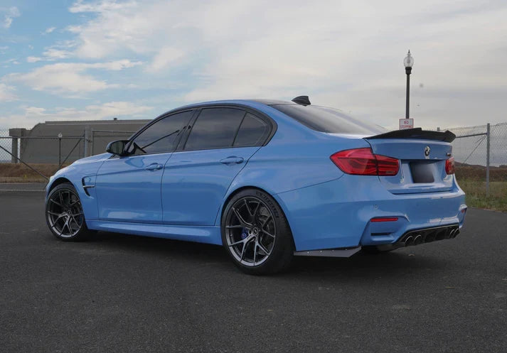 F80 F30 BMW PSM Style High Kick Genuine Dry Carbon Fiber Trunk Spoiler fits BMW F series M3 335i 340i