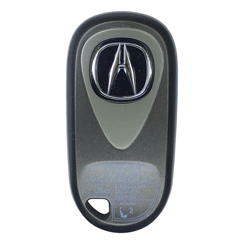 Acura MDX 2001-2006 OEM 3 Button Keyless Entry Remote E4EG8D-444H-A | Refurbished No Logo