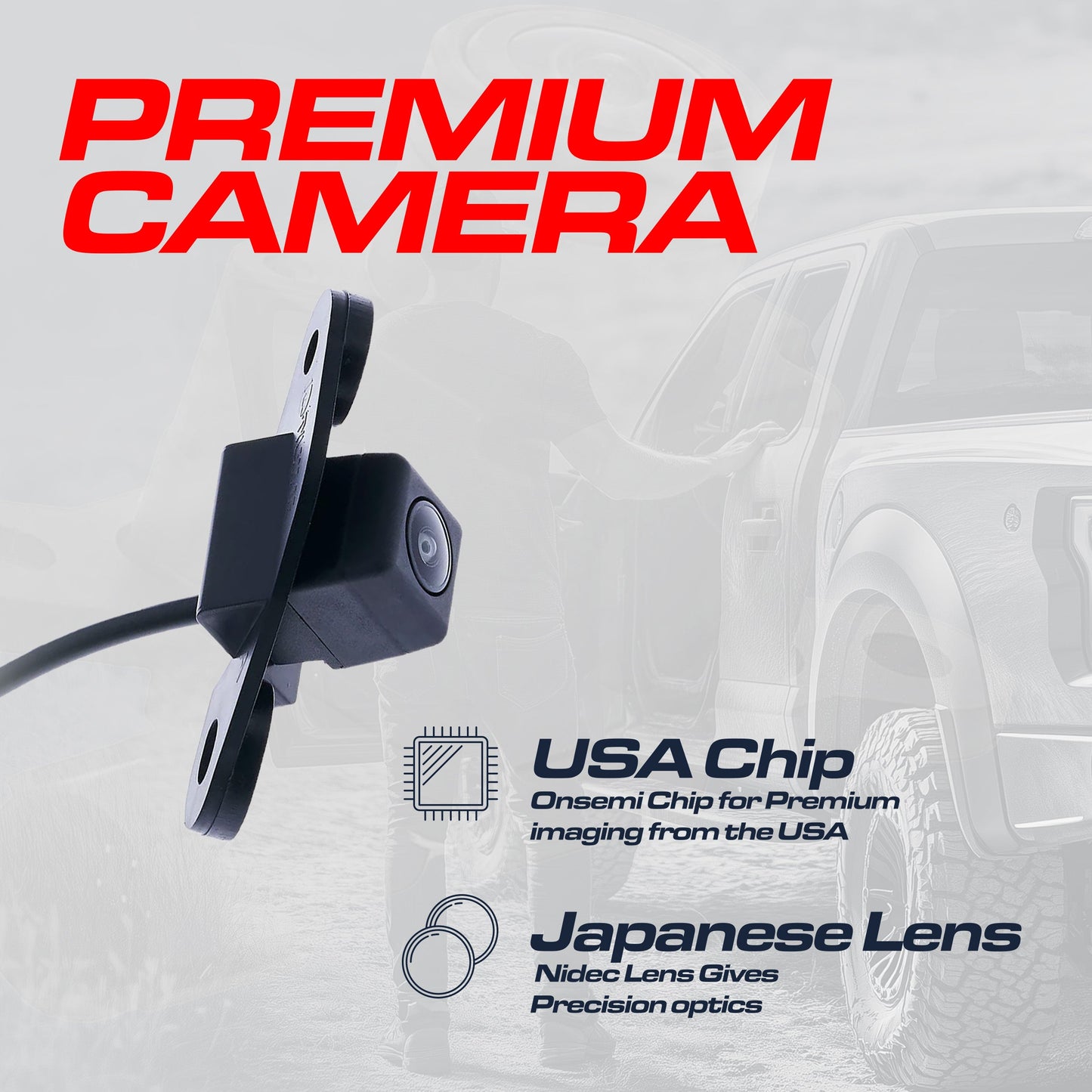 Toyota Hilux Revo (2015-2016) OEM Replacement Backup Camera OE Part # 86790-0K020, 86790-0K010