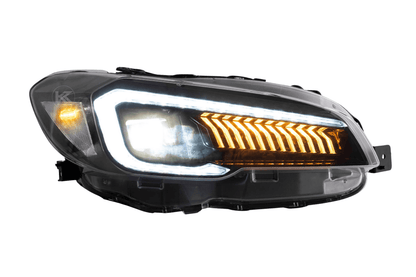 Subaru WRX & WRX STI 1st Gen (VA) Black LED Matrix Projector Headlights (2015-2021)