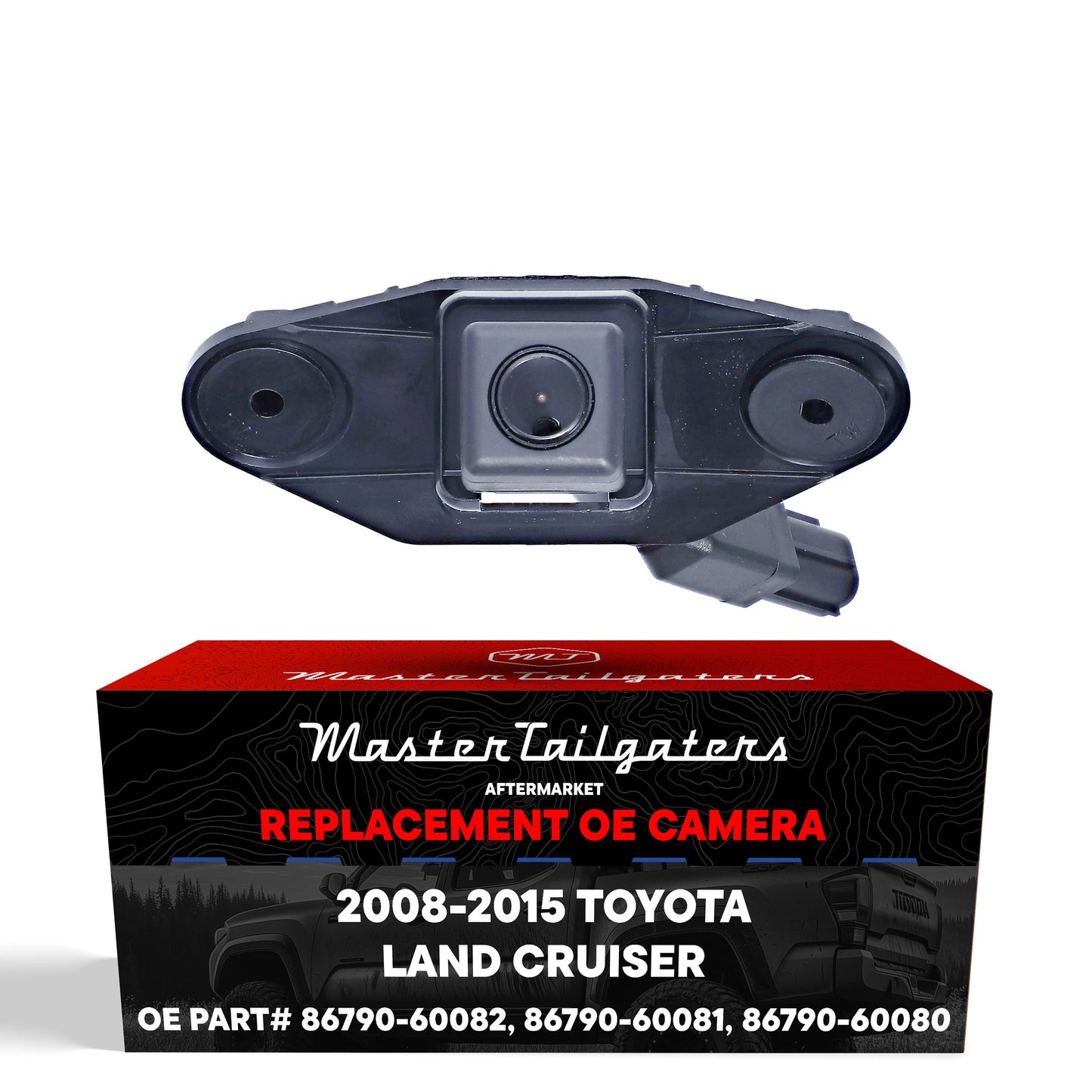 Toyota Land Cruiser (2008-2015) OEM Replacement Backup Camera OE Part # 86790-60080, 86790-60081, 86790-60082