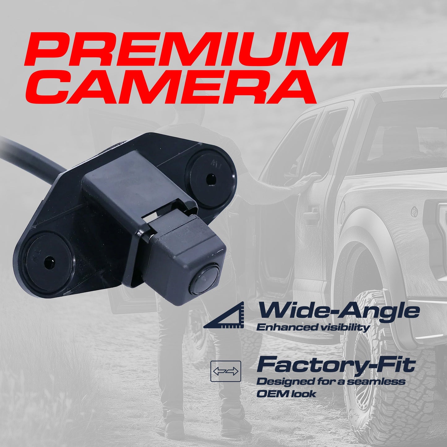 Toyota Land Cruiser (2008-2015) OEM Replacement Backup Camera OE Part # 86790-60080, 86790-60081, 86790-60082