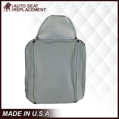 2002-2003 Ford F250 F350 Lariat Perforated Seat Cover in Gray: Choose Leather or Vinyl