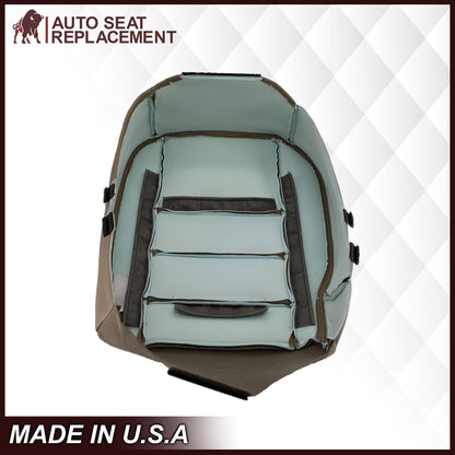 2002-2003 Ford F250 F350 Lariat Perforated Seat Cover in Gray: Choose Leather or Vinyl