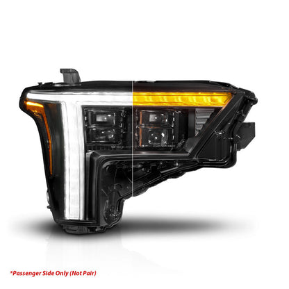 ANZO 22-24 Toyota Tundra (w/Factory LED Refl.) Z-Series Full LED Proj Headlights - Pass. Side ONLY 111599X-R