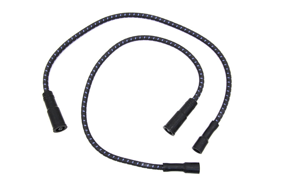 Sumax Black with Blue Tracer 7mm Spark Plug Wire Set