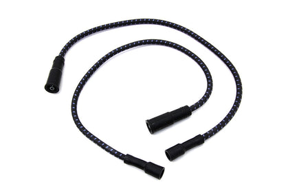 Sumax Black with Blue Tracer 7mm Spark Plug Wire Set