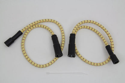 Sumax Yellow with Black & Red Tracer 7mm Spark Plug Wire Set