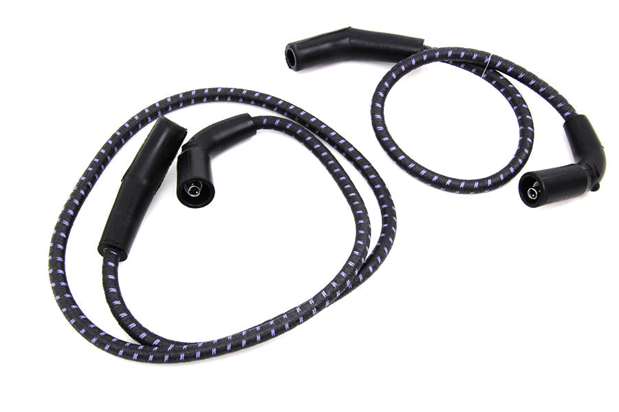 Sumax Black with Blue Tracer 7mm Spark Plug Wire Set