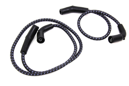 Sumax Black with Blue Tracer 7mm Spark Plug Wire Set