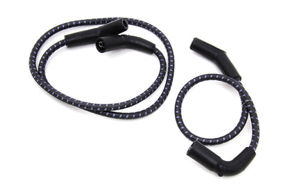 Sumax Black with Blue Tracer 7mm Spark Plug Wire Set