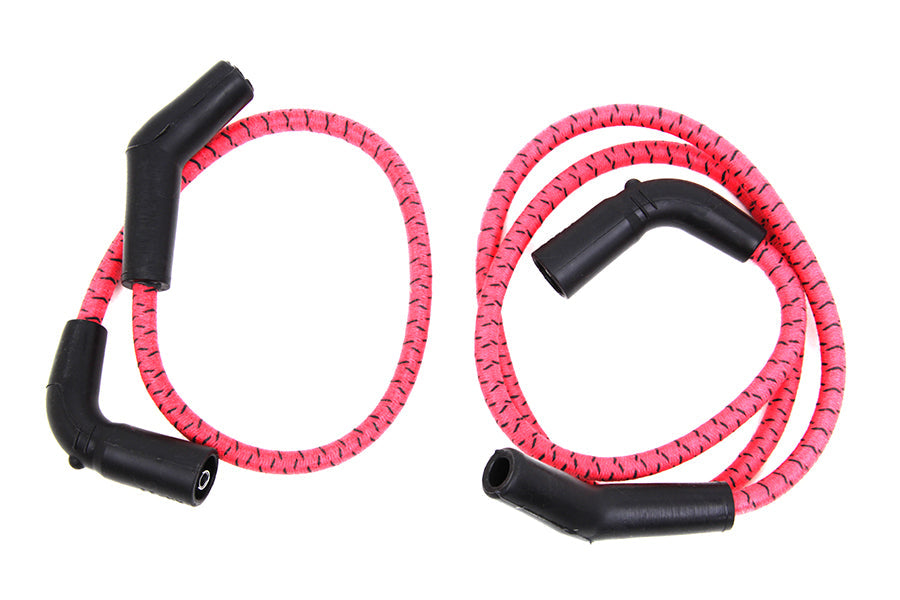 Sumax Red with Black Tracer 7mm Spark Plug Wire Set