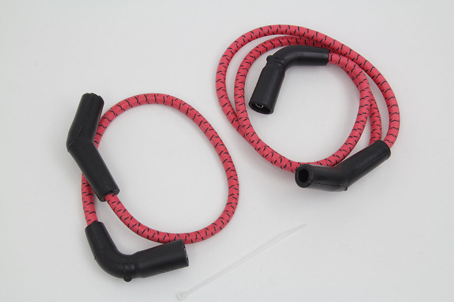 Sumax Red with Black Tracer 7mm Spark Plug Wire Set