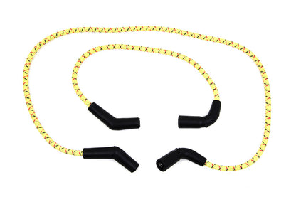 Sumax Yellow with Black & Red Tracer 7mm Spark Plug Wire Set