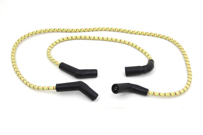 Sumax Yellow with Black & Red Tracer 7mm Spark Plug Wire Set