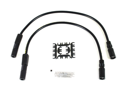 Accel 8mm S/S Spiral Core Ignition Wire Set Black
