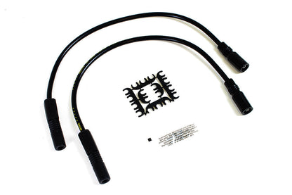 Accel 8mm S/S Spiral Core Ignition Wire Set Black