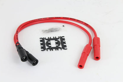 Accel 8mm S/S Spiral Core Ignition Wire Set Red