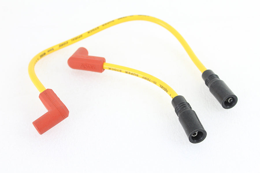 Accel 8mm S/S Spiral Core Ignition Wire Set Yellow