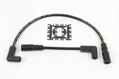 Accel 8mm S/S Spiral Core Ignition Wire Set Black