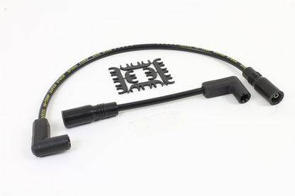 Accel 8mm S/S Spiral Core Ignition Wire Set Black