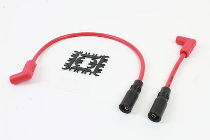 Accel 8mm S/S Spiral Core Ignition Wire Set Red